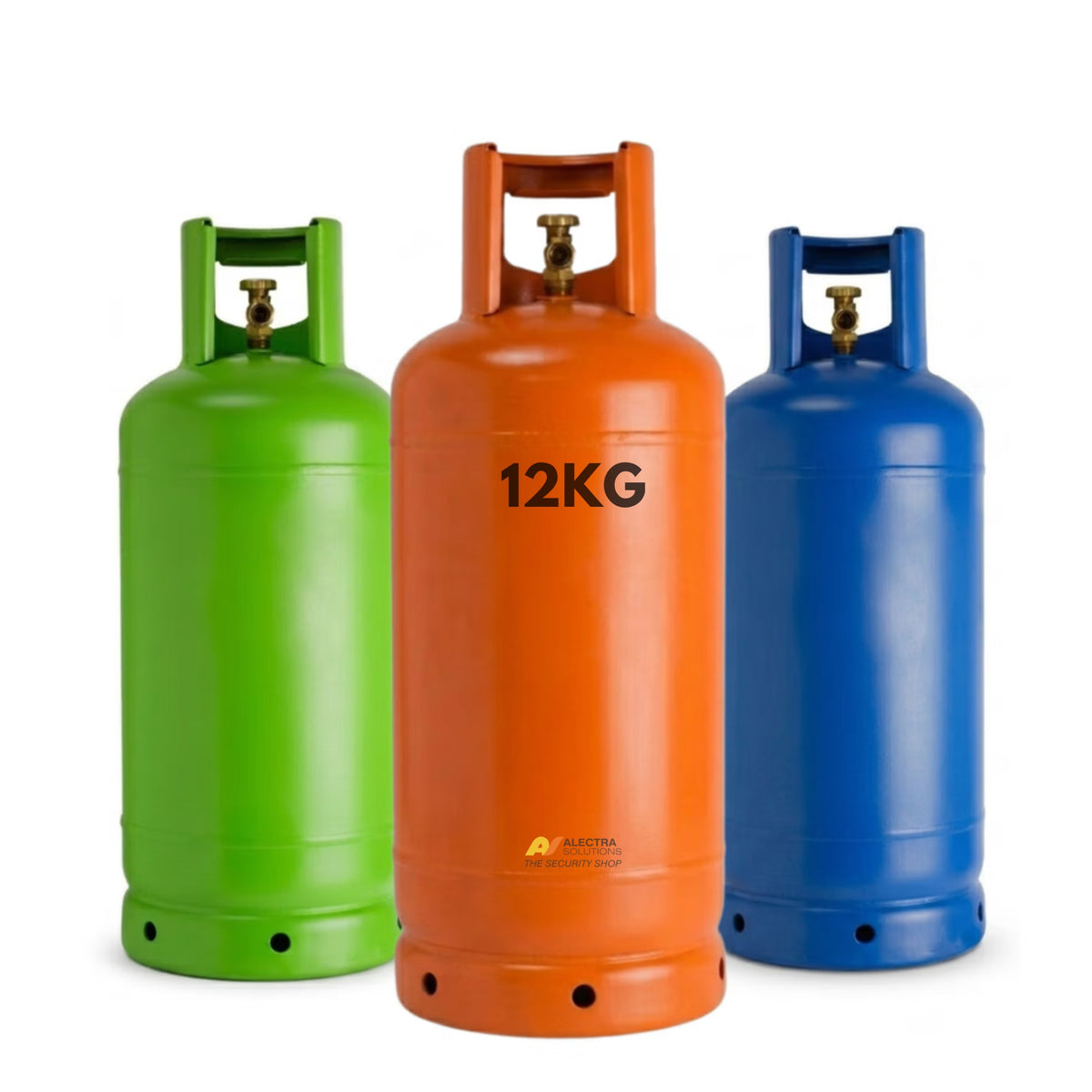 12 kg LP gas cylinders for exchange or delivery at Alectra Solutions, Pretoria
