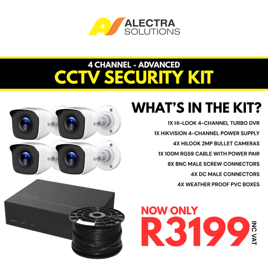 4 Channel – Advanced CCTV Security Kit