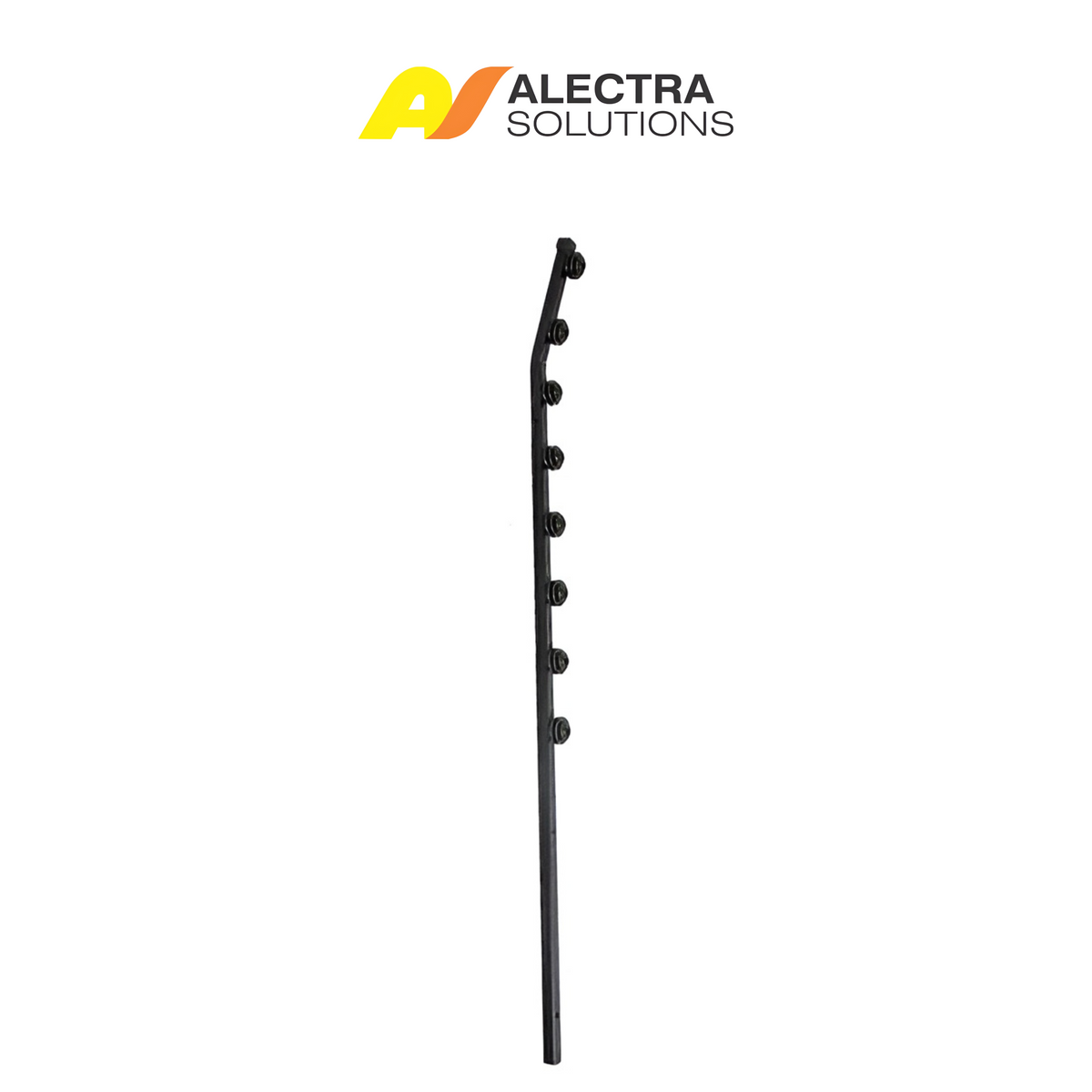 8 Wire Top Angle Square Tube Black