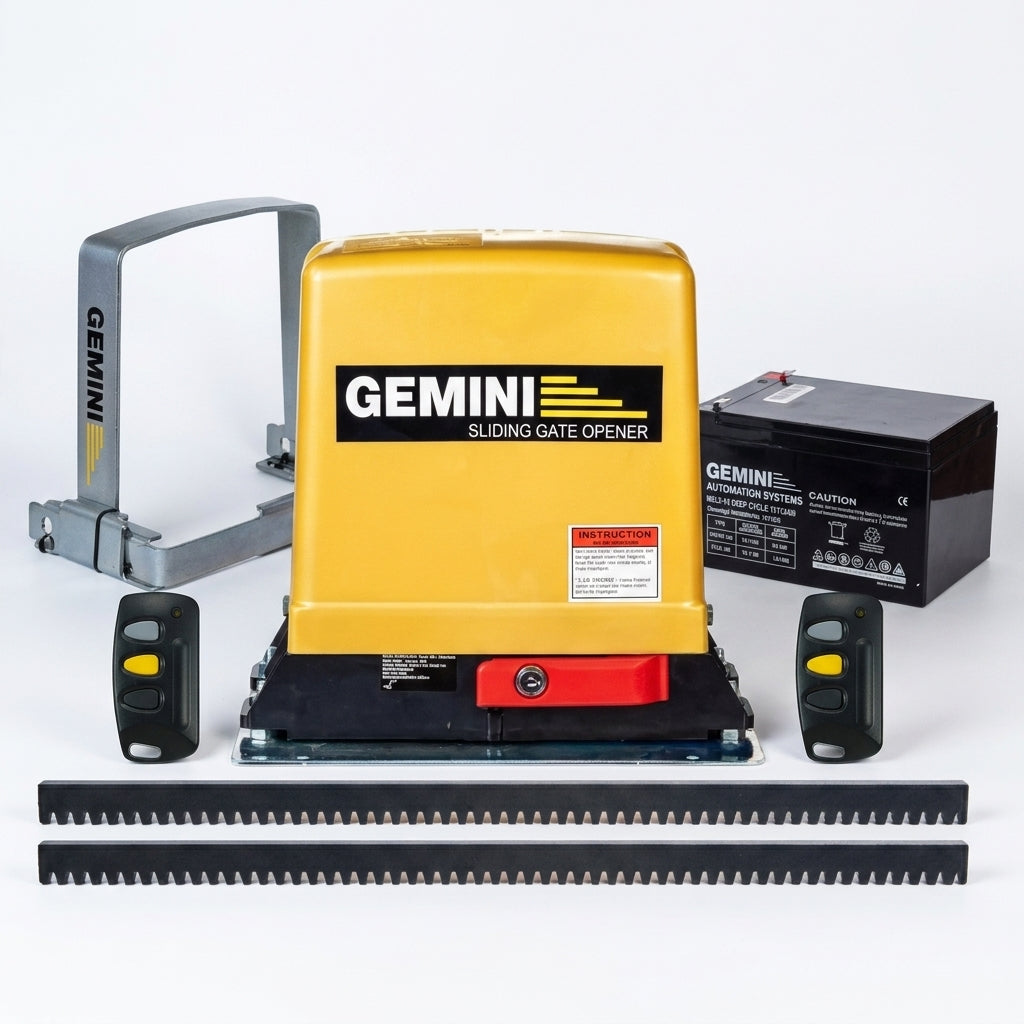 Gemini 12V 12Ah Sliding Gate Motor Kit