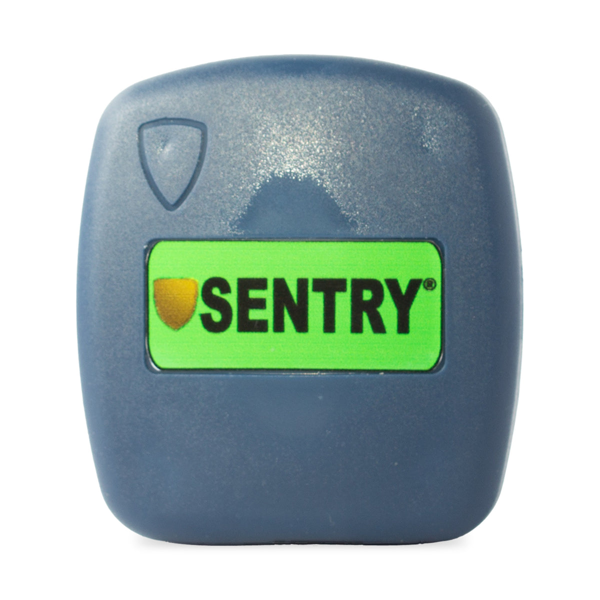 Sentry 1 channel code hopping receiver in its blue casing