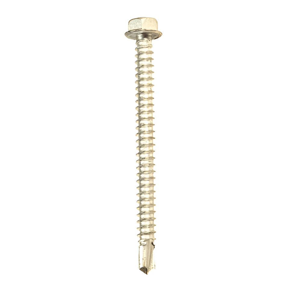 Tek Screws 12x65mm – Heavy-Duty Self-Drilling Screws (100 Pack) for Steel and Fence Installations