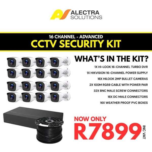 16 Channel Advanced CCTV Camera Kit