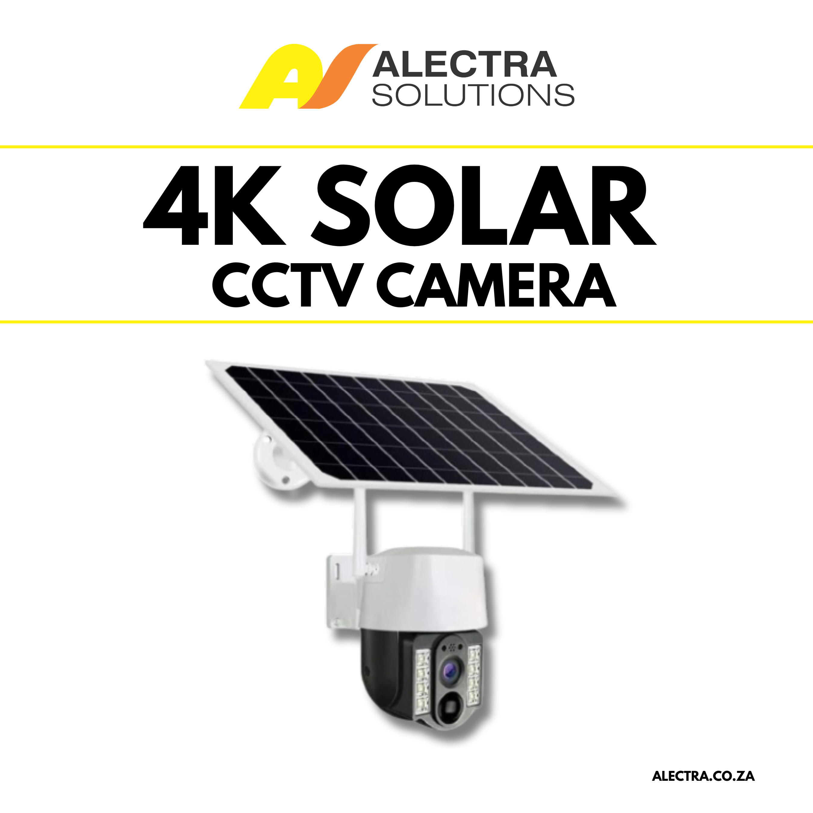 4K Solar CCTV Camera - Andowl | Alectra Solutions