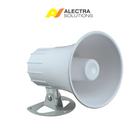 12V 15W High-Output Wired Security Siren Horn – Weatherproof (White)
