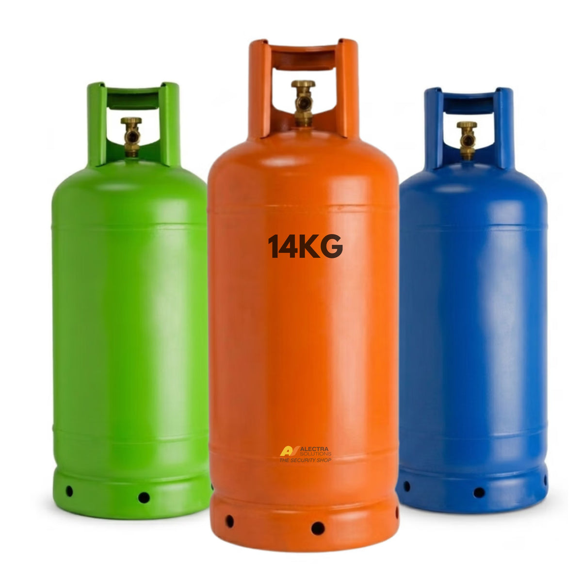14 kg LP gas cylinders for exchange or delivery at Alectra Solutions, Pretoria