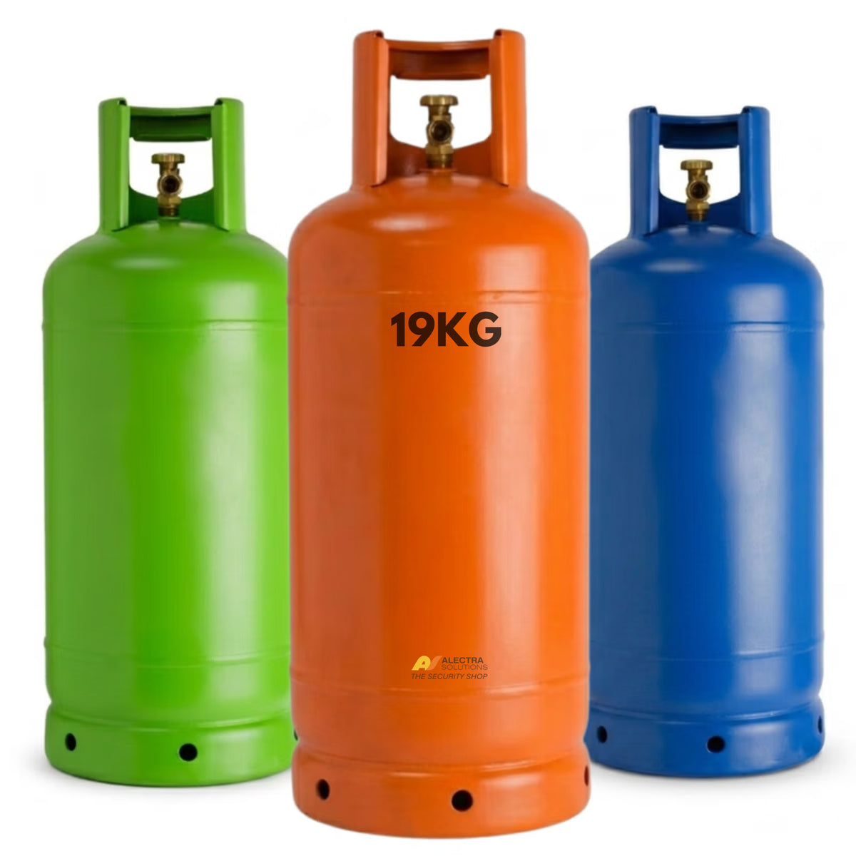 19 kg LP gas cylinders for exchange or delivery at Alectra Solutions, Pretoria
