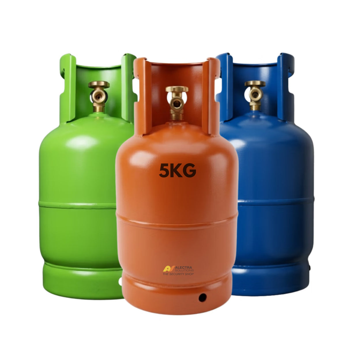 5 kg LP gas cylinders for exchange or delivery at Alectra Solutions, Pretoria