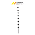 8 Line Round Bar Black