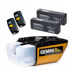 Gemini Sectional Garage Door Motor Kit – 24V DC High-Torque Operator with Heavy-Duty Rail, Battery Backup & 2x Remotes, view 2