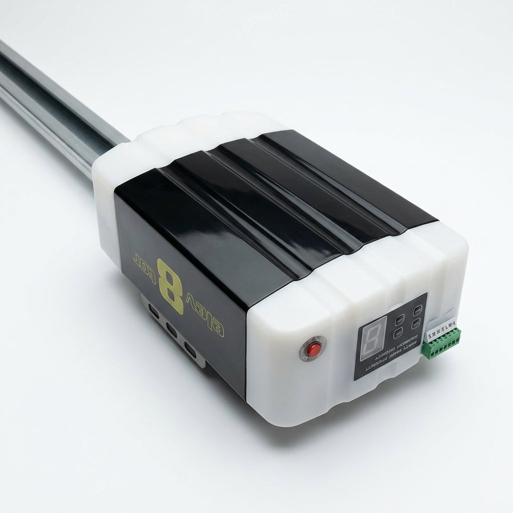 Garador Elev8tor Garage Door Motor Kit – High-Torque Sectional Overhead Operator with Complete Premium Drive Extrusion Rail