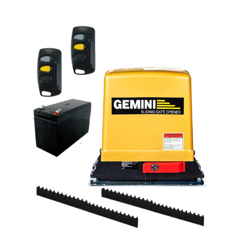 Gemini Slider 12V 7Ah Full Kit - Complete Gate Automation Package