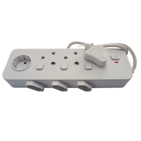 Multi Plug 7-Way – High-quality power extension adapter for home and office use