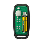 Sentry 403MHz code hopping remote opened, circuit board and 12V A23 battery