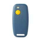 Sentry 1 button code hopping gate remote 433MHz, blue with yellow button