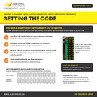 Sentry binary receiver quick guide 2 of 4: setting the code