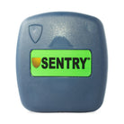 Sentry 1 channel code hopping receiver in its blue casing
