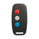 Sentry 3 button code hopping gate remote 403MHz, black with red, grey and blue buttons