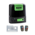 Sentry A6 Max sliding gate motor basic kit with 2 remotes and base plate