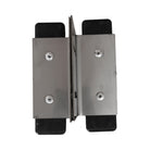 Slotted stainless steel mounting plates on the sliding gate brushes
