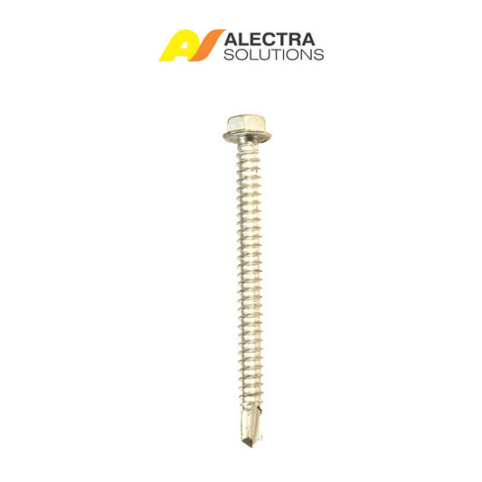 Tek Screws 12x65mm – Heavy-Duty Self-Drilling Screws (100 Pack) for Steel and Fence Installations