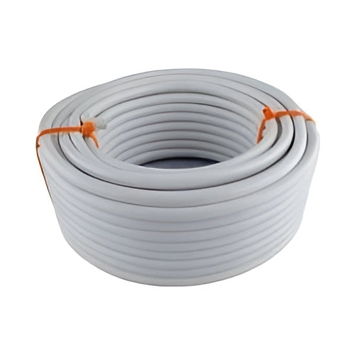 White Surfix Cable – 2.5mm² Round High-Quality Electrical Wire