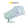 12V 40W High-Power Wired Security Siren – 125dB Heavy-Duty Alarm Horn (White)