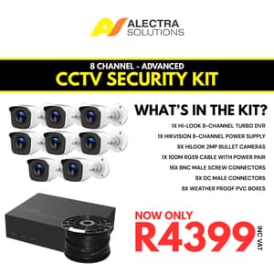 8 Channel Advanced CCTV Camera Kit