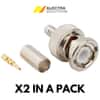 BNC Connector Crimp Type for RG59 (2x in a pack)