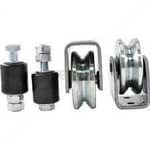 DTS 80mm Radius Gate Wheels V-Profile