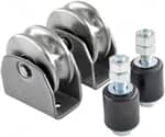DTS 80mm Radius Gate Wheels