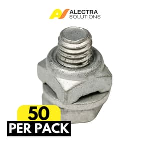 Nemtek 6mm Electric Fence Line Clamps – 50 Pack