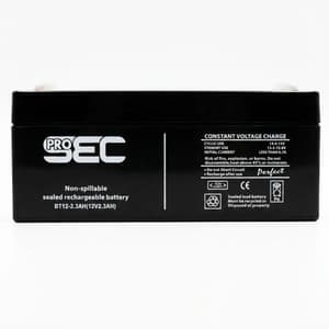 ProSec 12V 2.3Ah Rechargeable SLA Battery – Sealed Lead Acid Backup Battery for Alarms & Security Systems