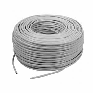 305m CAT6 UTP Copper Clad Aluminum (CCA) Ethernet Cable High-Speed Network Bulk Roll (Grey)