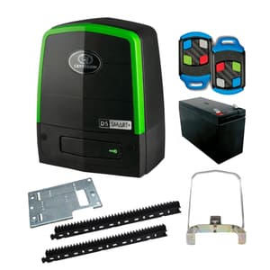 Centurion D5 Evo SMART+ Gate Motor Complete Kit – WiFi Enabled, 500kg Capacity with Anti-Theft Bracket, 4m Nylon Racks & 12V Battery